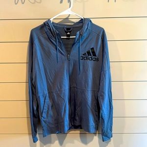 Men’s Zip Up Adidas Hoodie